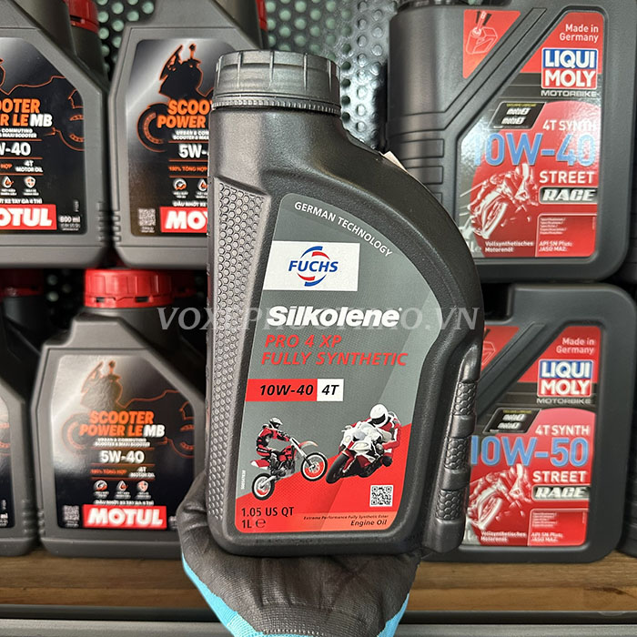 Nhớt Fuchs Silkolene Pro 4 10W40 1 Lít